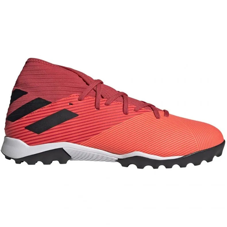 Adidas Nemeziz 19.3 Tf M EH0286 voetbalschoenen rood sinaasappels en rood