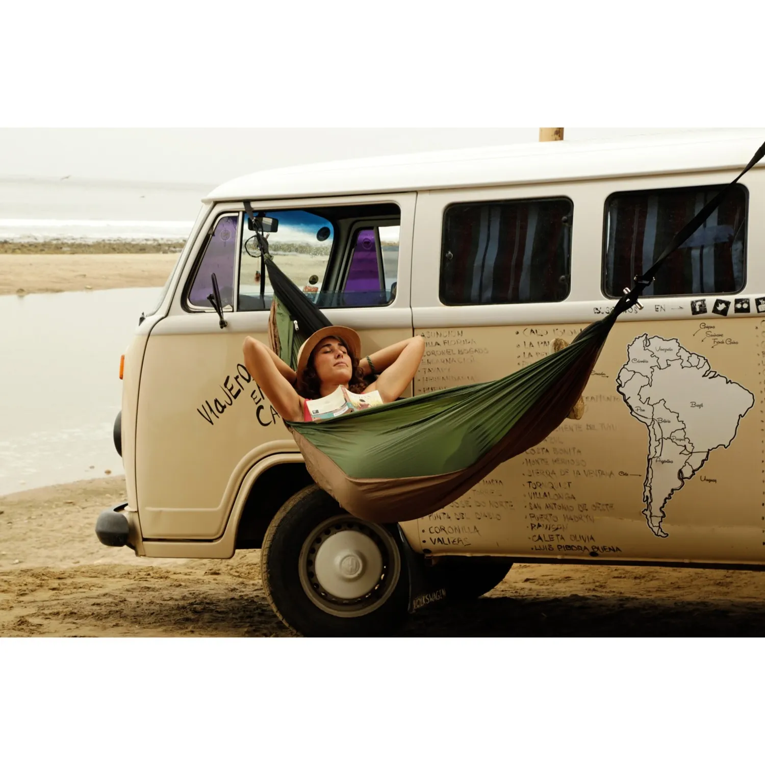 Amazonas UL Adventure Mosquito Thermo hangmat (Groen/bruin)