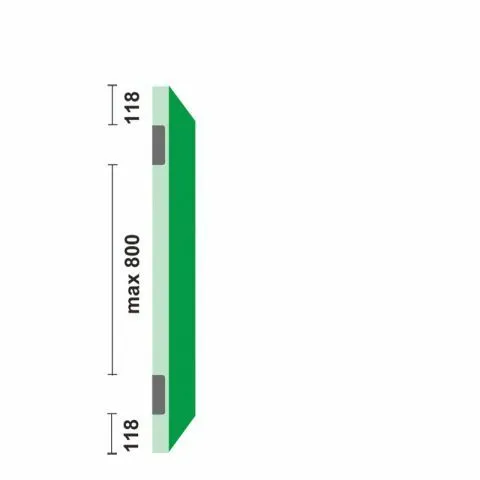 Axa Smart easyfix scharnier ronde hoek SKG*** zwart 89x89x3mm