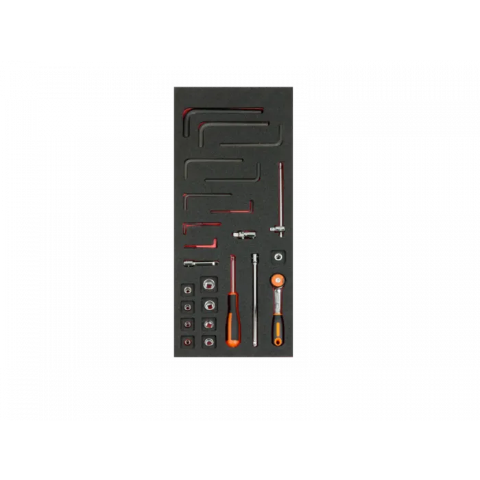 BAHCO FOAM 1/3 VOOR DOPPENSET 1/4 24DELIG FF1E2007