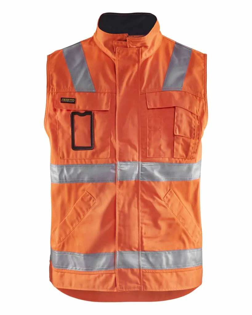 Blaklader 8505 Werkvest ongevoerd High Vis met striping