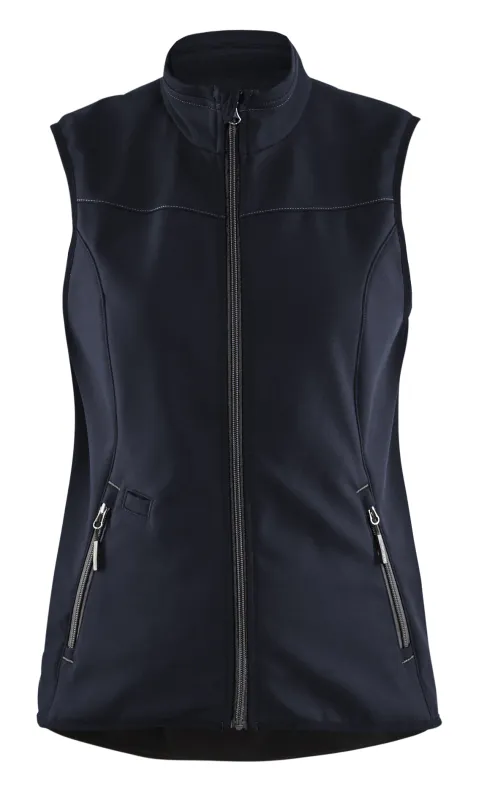 Blaklader Blåkläder Dames softshell bodywarmer 38512516 Donker marineblauw/Zwart