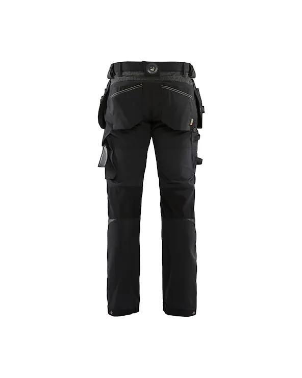 BLAKLADER BLåKLäDER WERKBROEK MET 4WEG STRETCH 15221645 ZWART/HIGHVIS GEEL