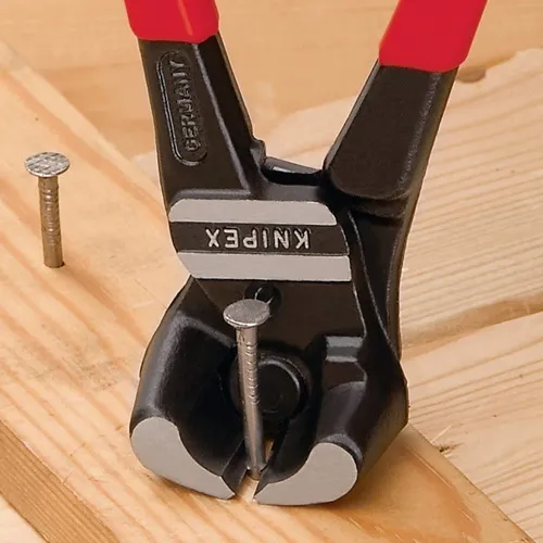 Boutvoorsnijtang totale lengte 200 mm hoofd gepolijst kunststof mantel KNIPEX