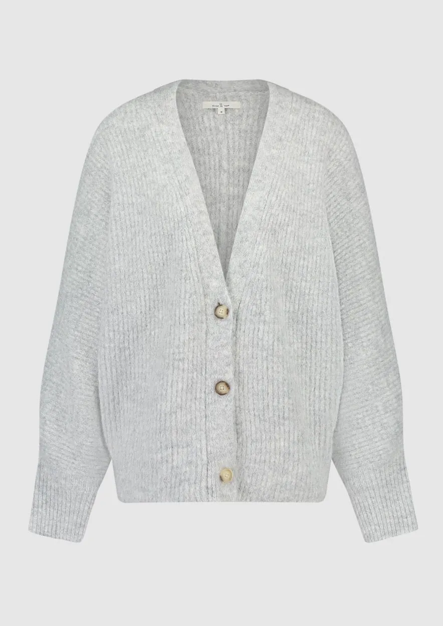Cara Cardigan Light Grey Melange