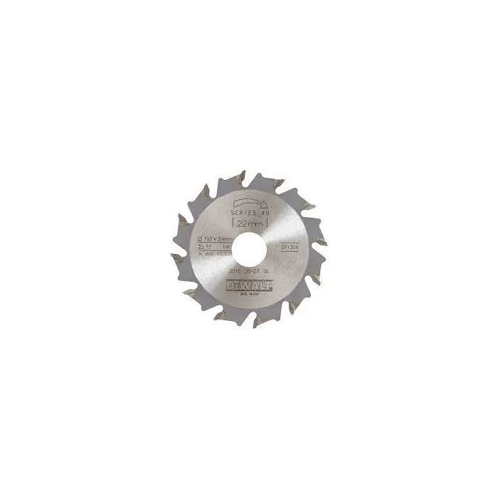 DEWALT DT1306QZ 12TANDIG FREESBLAD VOOR LAMELLEN 102X3.9X22MM