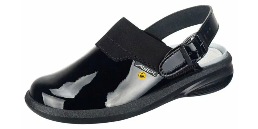 ESD Clogs Patent, Werkschoenen Gemakkelijk, zwart, 35