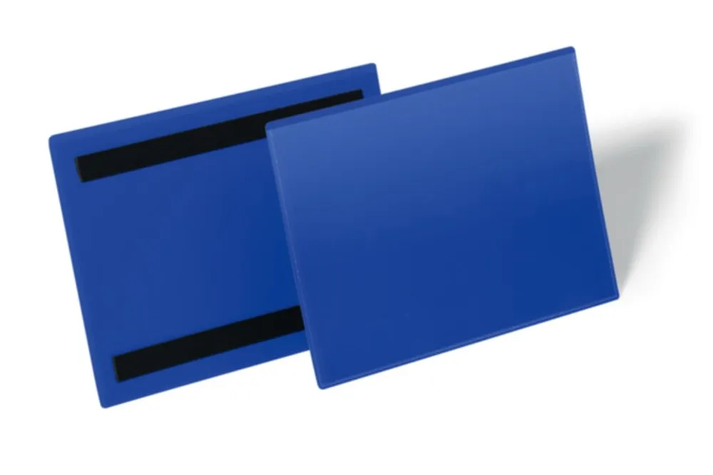 ETIKETTENHOUDER B210XH148MM BLAUW MAGNETISCH(NL+BE)