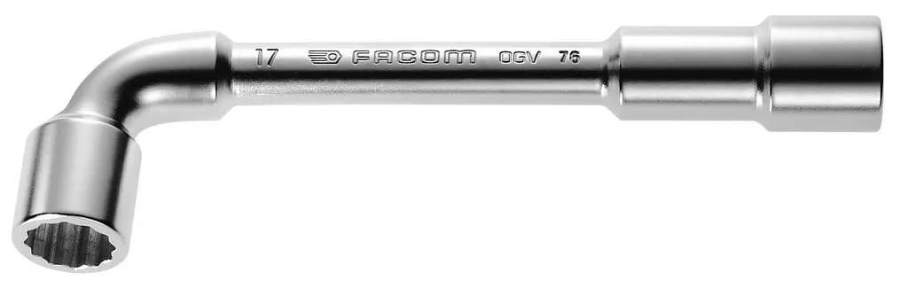 Facom open pijpsleutel ogv, gesmeed 6×12 kant 27 mm – 76.27