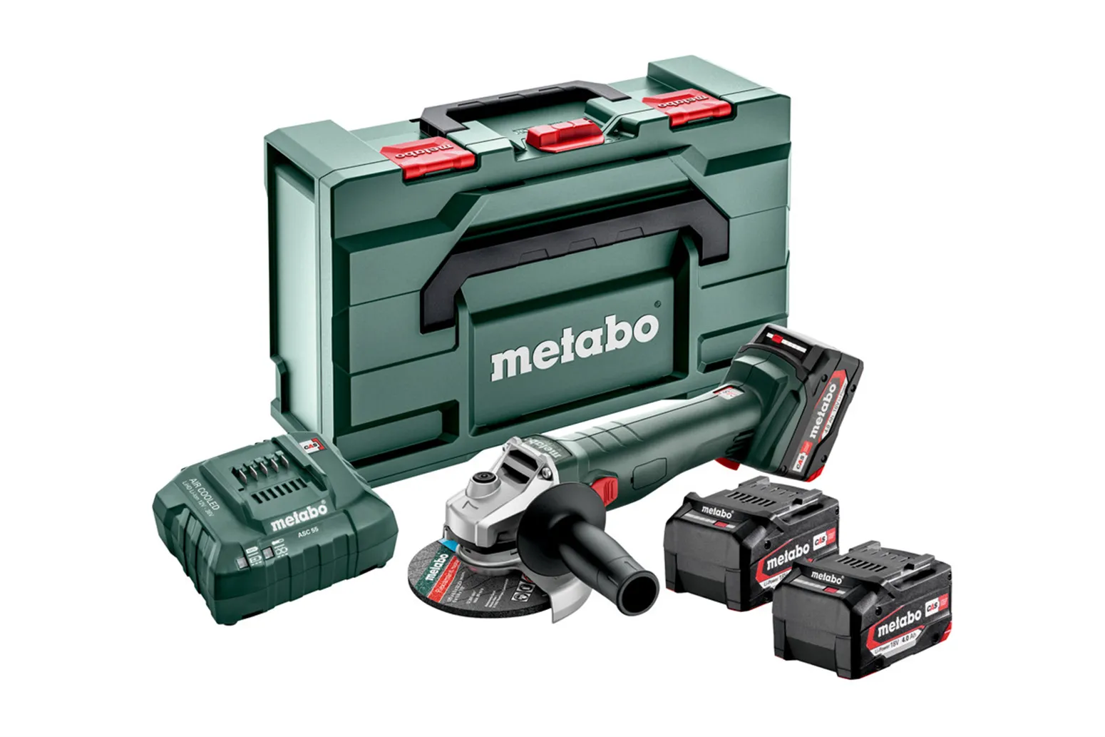 HAAKSE SLIJPER METABO W 18 L 9125 QUICK 3X4.0AH