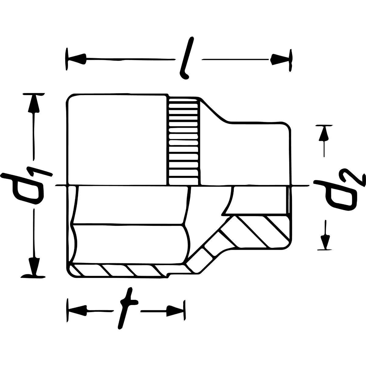 HAZET 880KV10 DOP 3/8 6KANT 10 L VDE