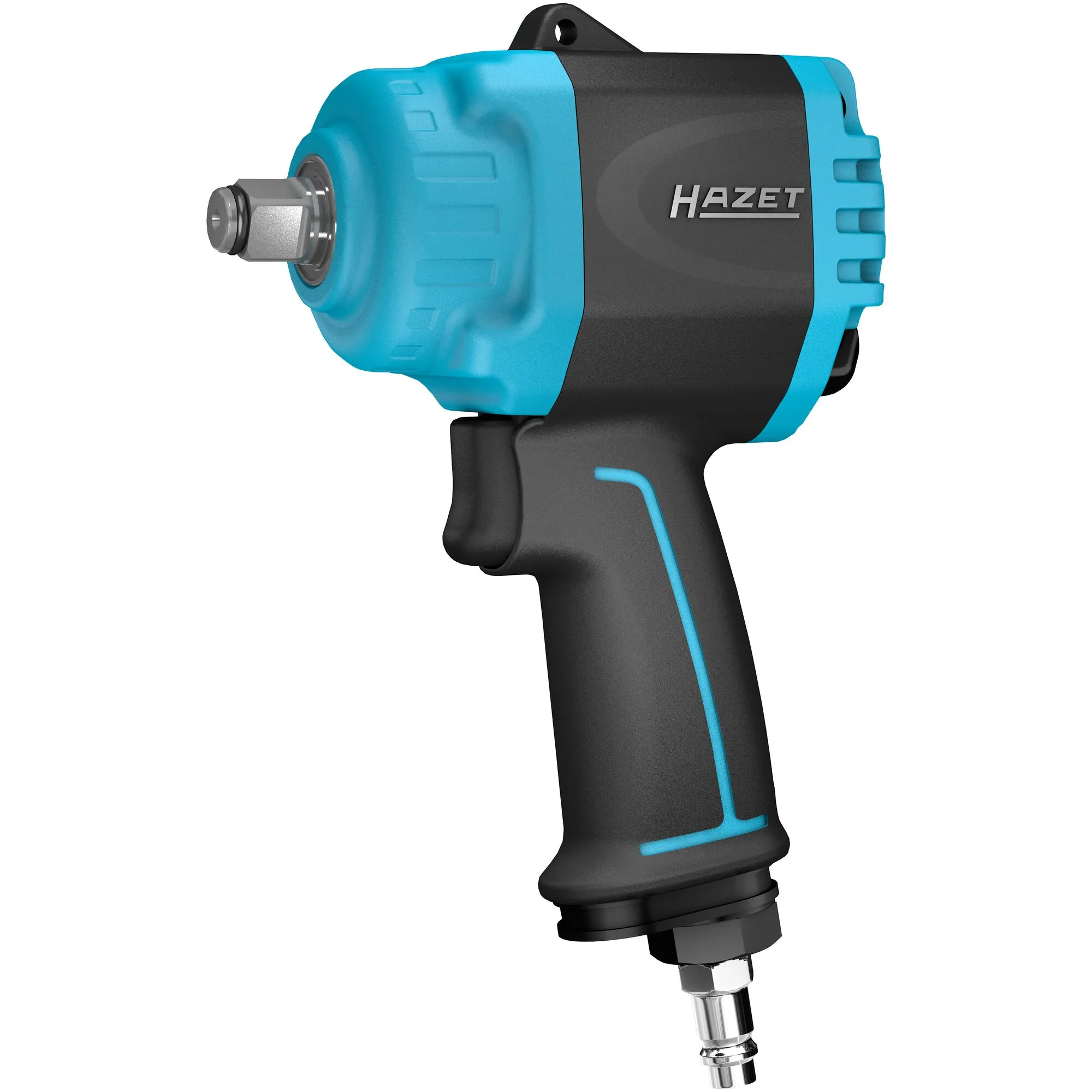 Hazet 9012MTT Twin Turbo Slagmoersleutel extra kort 12.5mm.