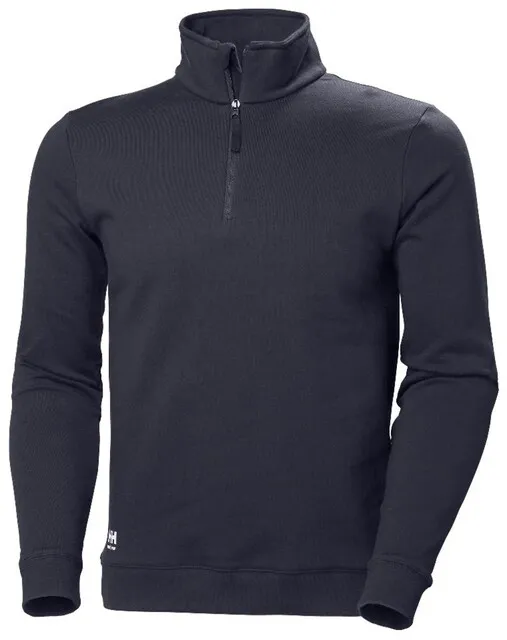 Helly Hansen Manchester Half Zip Sweatshirt Navy maat L