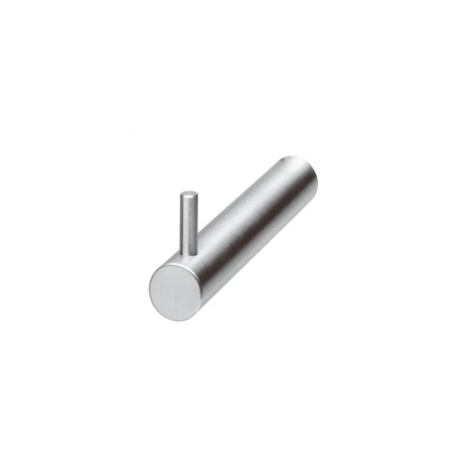 INTERSTEEL HANDDOEK/KLEDINGHAAKJE  STEUN UNIVERSEEL  100 MM  RVS GEBORSTELD