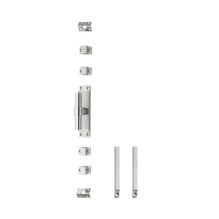 INTERSTEEL SET KRUKESPAGNOLET LINKS TRECHT INCLUSIEF STANGENSET 2X 1245MM RVS GEBORSTELD