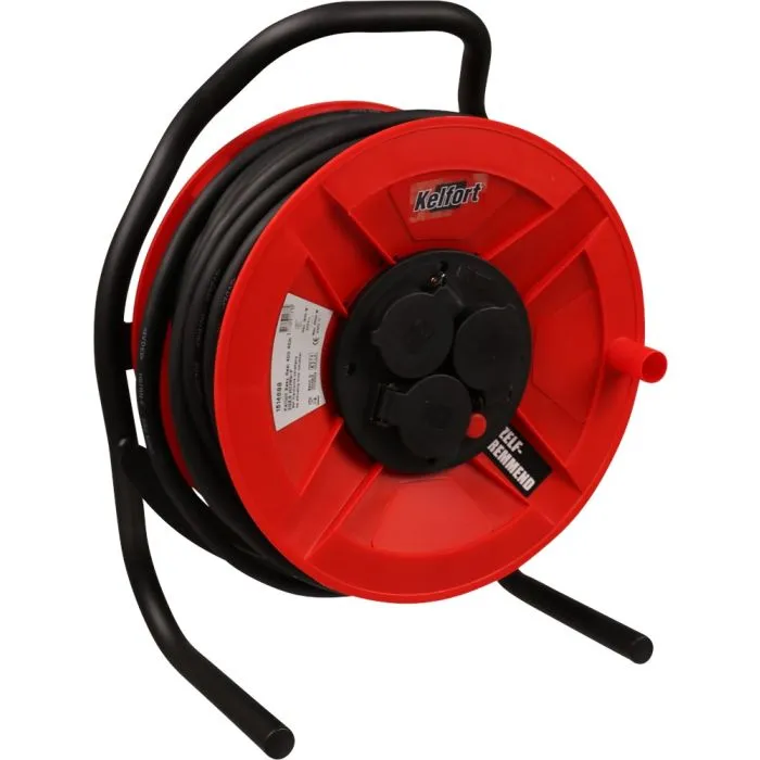 KELFORT KABELHASPEL 40M 3X2,5           EASY REEL 400 (3xAANSLUITING)