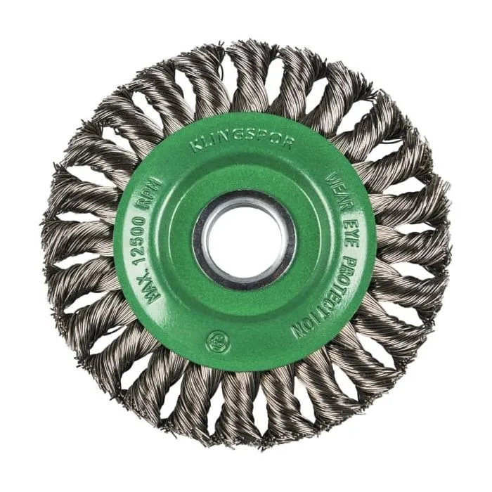 KLINGSPOR  BR 600 Z  BORSTELWIEL  178 MM  GETORDEERD RVS DRAAD