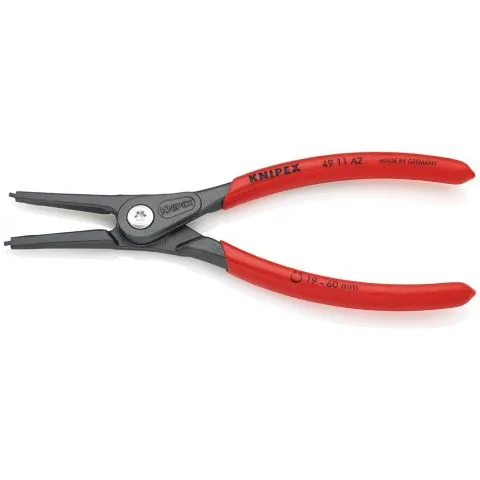 KNIPEX 4911A2 PRECISIE BORGVEERTANG VOOR BUITENRINGEN  ASSEN  1960 X 180MM