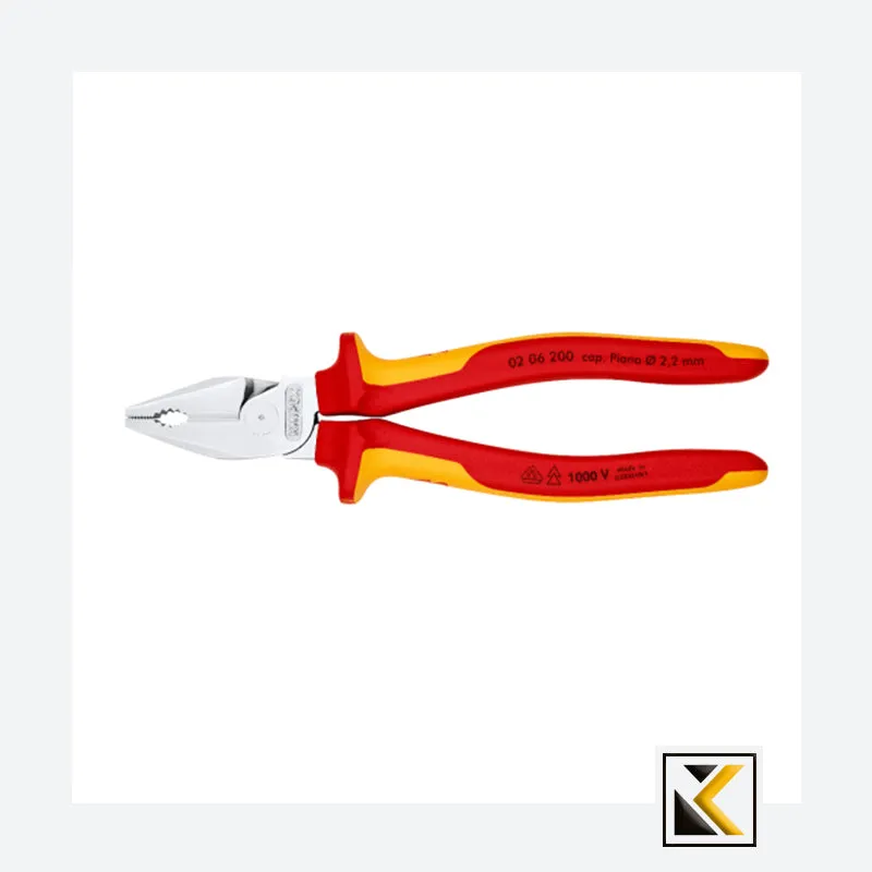 KNIPEX KRACHTCOMBITANG 200MM VDE 02 06 200