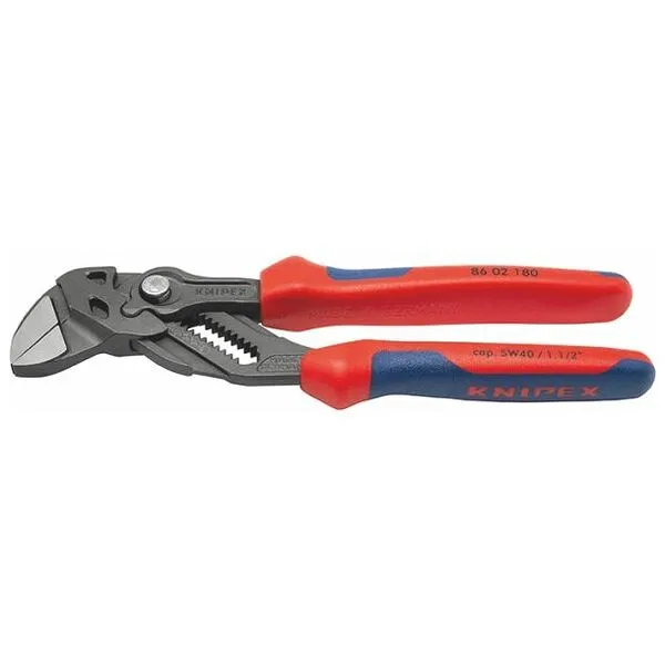 KNIPEX® SLEUTELTANG MET 2COMPONENTENGREPEN, TOTALE LENGTE: 180MM