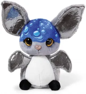 knuffel vleermuis junior 22 cm pluche donkergrijs