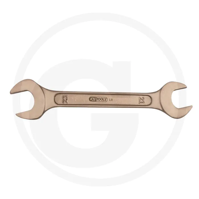 KS TOOLS BRONZE DOPPELMAULSCHLüSSEL 30X32 MM  VONKVRIJ, 15° BEKHOEK, CORROSIEBESTENDIG