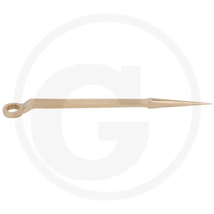 Ks tools bronze montageringschlüssel mit dorn, ge - 75° gekröpft - vonkvrij - 72x53x500mm