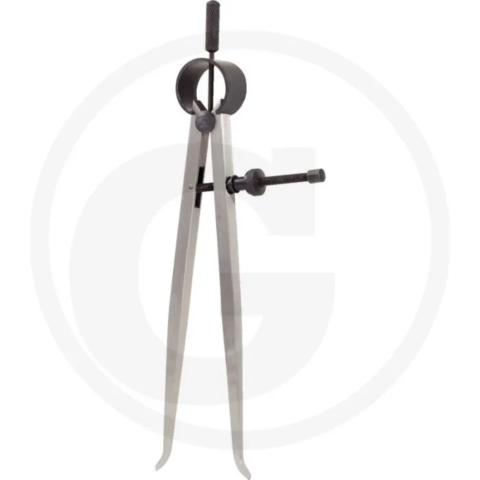 KS TOOLS PRäZISIONSFEDERLOCHZIRKELINNENTASTER, 200 MM, MIT GEHäRTETEN SPITZEN