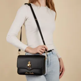 Love Moschino Funny Love Black Crossbody Bag
