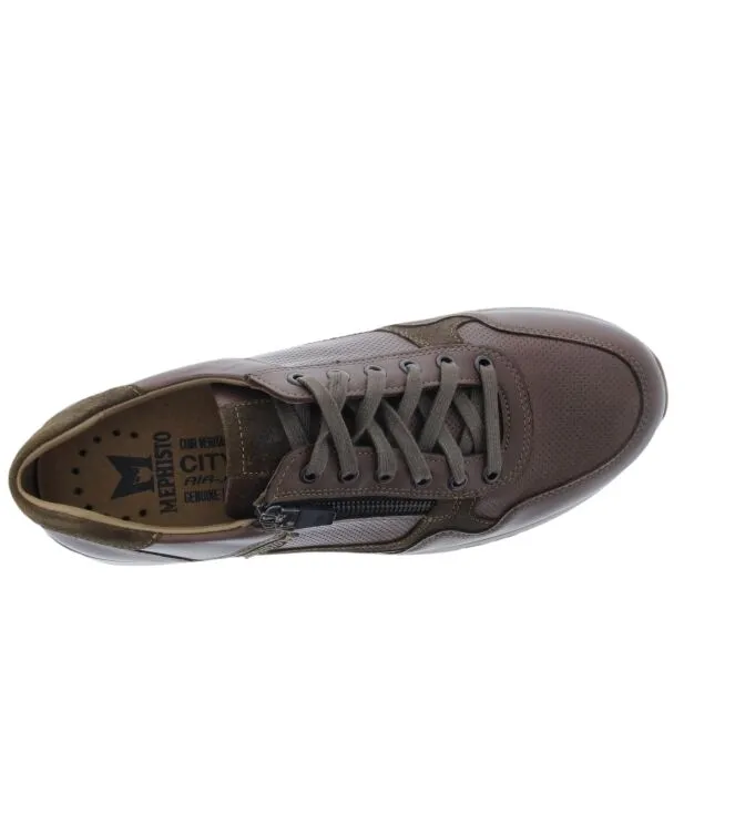 Mephisto Bradley chestnut Sneakers / veterschoenen