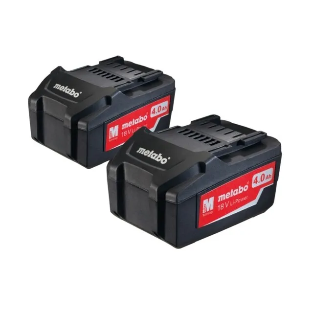 METABO 18 V BASICSET 2 X 4.0 AH