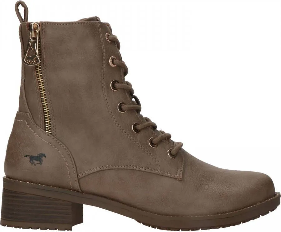 Mustang Veterboot Dames Taupe