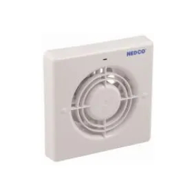 Nedco BV Badkamer/Toiletventilator CR 120 T ABS, kunststof wit