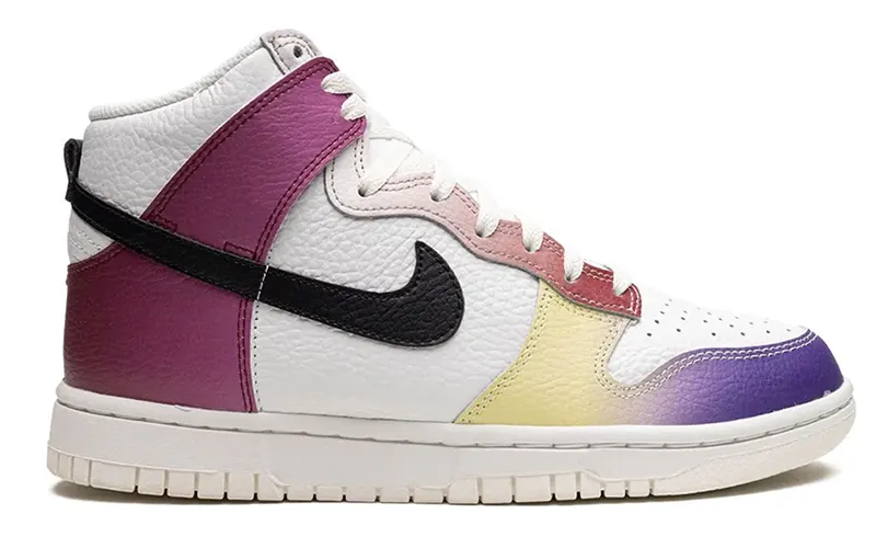 Nike Dunk High Multi Color Grandient Sneakers