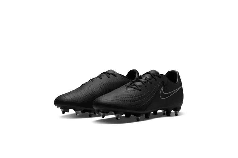 Nike Phantom GX 2 Academy SG low voetbalschoen zwart/blauw