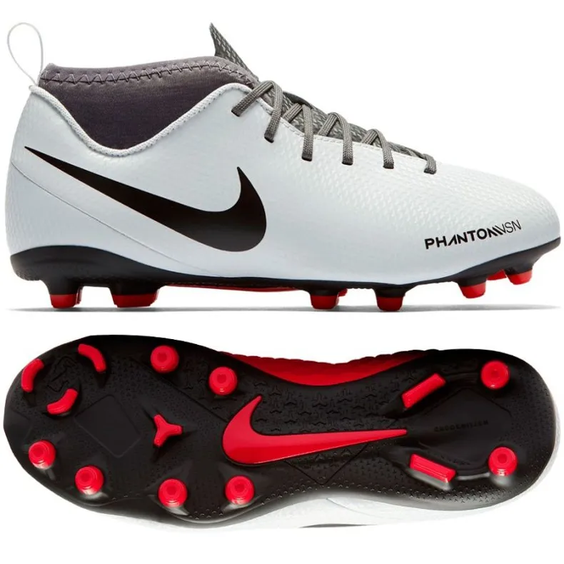 NIKE PHANTOM VSN CLUB DF FG JR AO3288060 VOETBALSCHOENEN VEELKLEURIG WIT