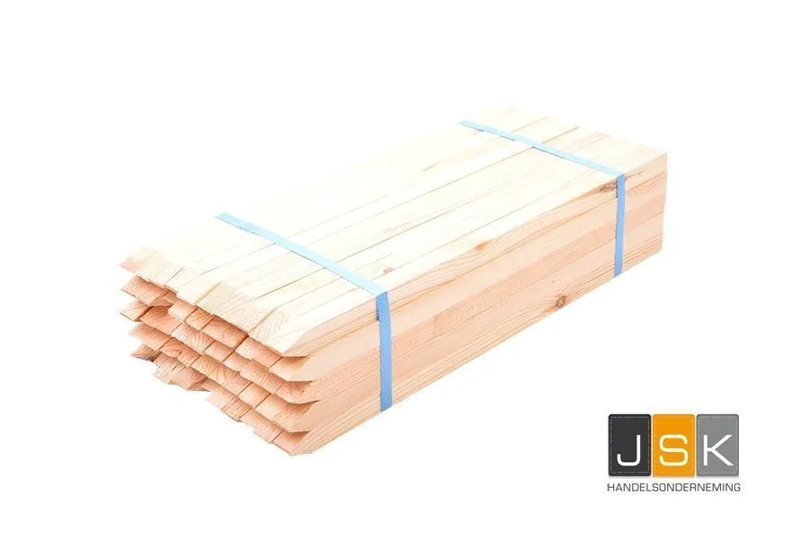 Piketten 60cm | 22x22x600 mm | 100 stuks