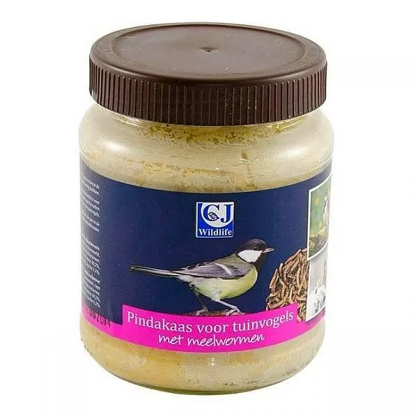 PINDAKAAS MET MEELWORMEN  330 G