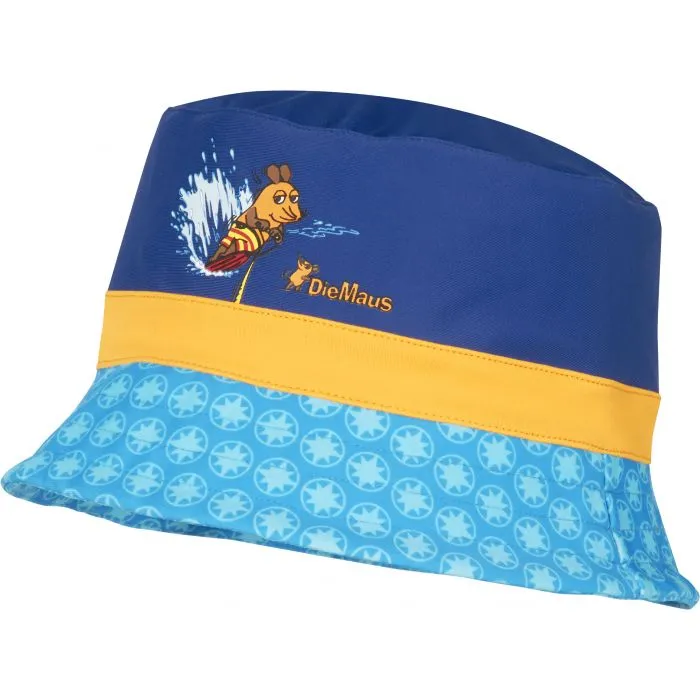 PLAYSHOES  UVZONNEHOED VOOR JONGENS  BLAUW 'DIE MAUS' 