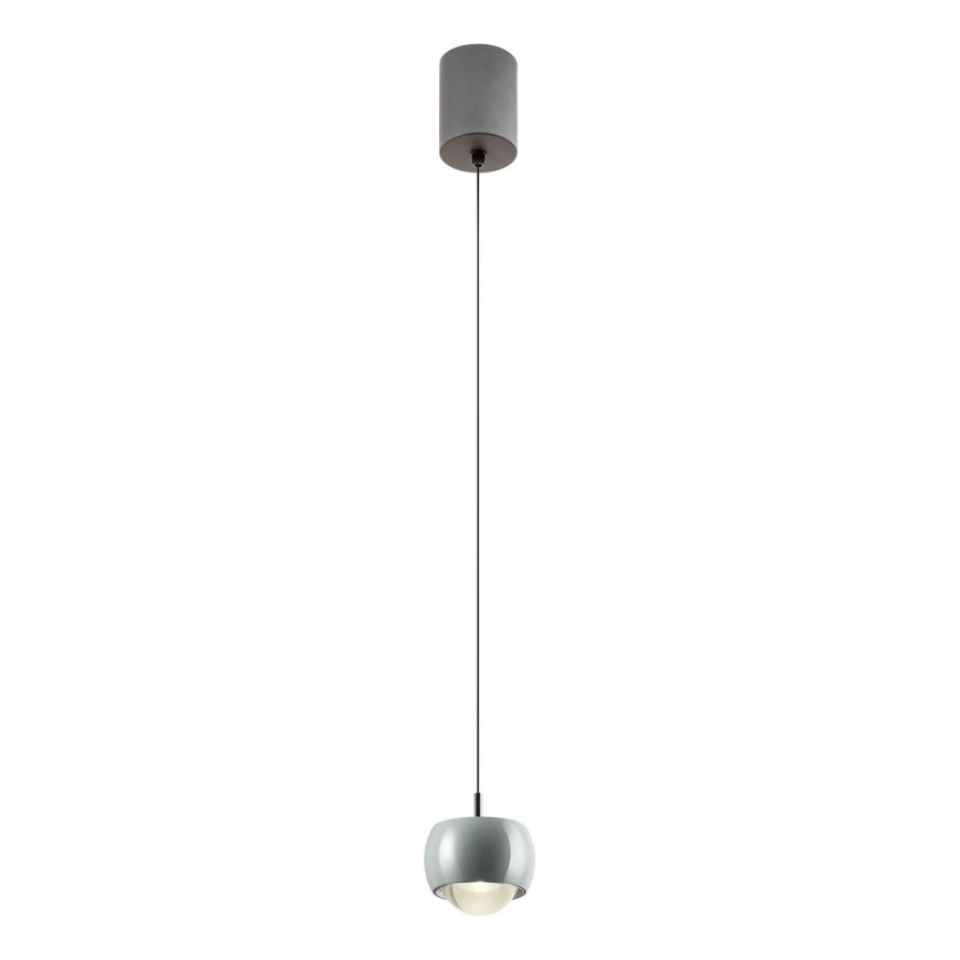 Redo 01-3549 - LED Hanglamp aan een koord AVES LED/12W/230V diameter 9,6 cm CRI 90 grijs