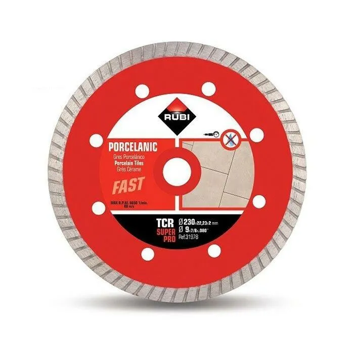 Rubi Diamantschijf 230 mm TCR Superpro 230 x 22,2 mm