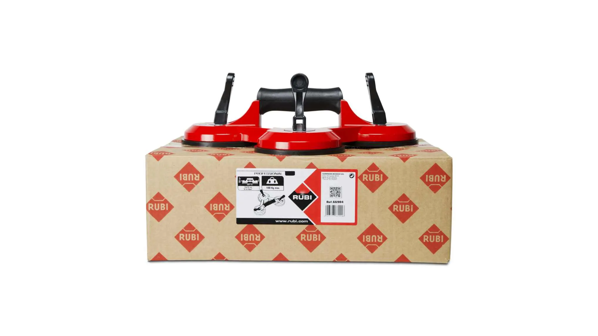 Rubi Tegeldrager vaccuum 3 noppen – max 100 kg