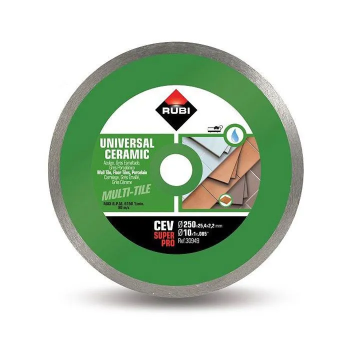 Rubi Zaagblad CEV 250 Superpro 250 x 25,4 mm